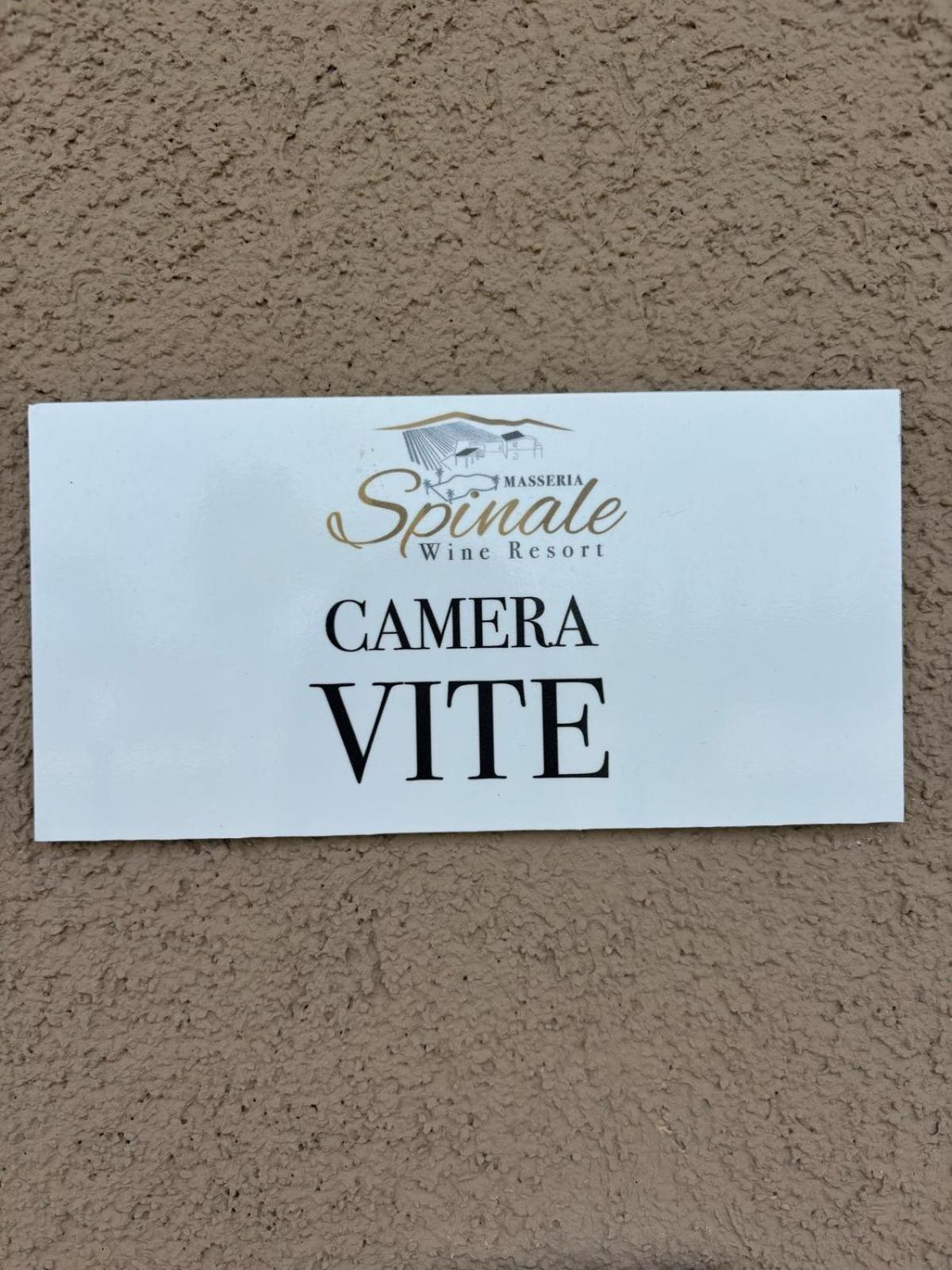 Masseria Spinale Wine Resort Мельфи Экстерьер фото